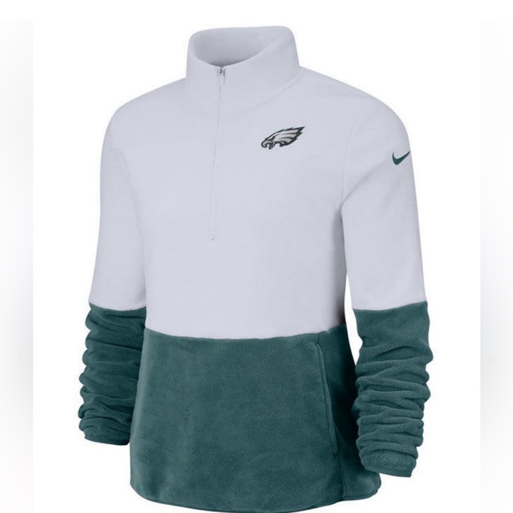 Philadelphia Eagles 🦅 | Nike Fleece Half-Zip Pullover Jacket